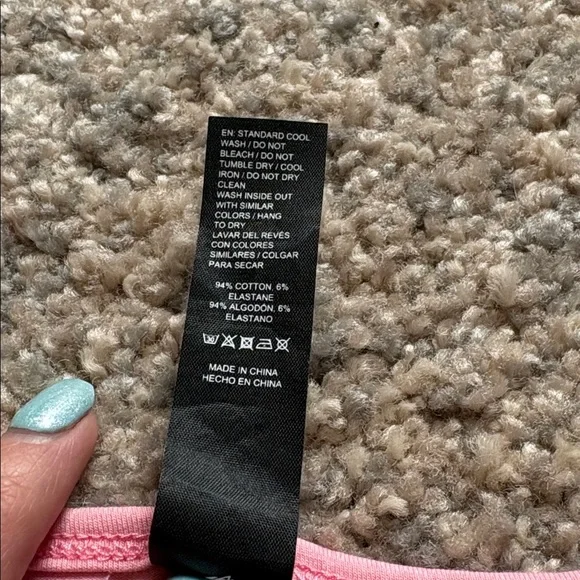 Alphalete Baby Tee - Rose - Picture 5 of 5